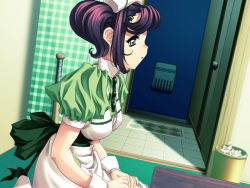 Rule 34 | 1girl, brown hair, game cg, konsu konsuke, maria (private nurse), private nurse, solo