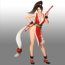 Rule 34 | 1girl, 3d, breasts, dead or alive, dead or alive 6, fatal fury, official art, shiranui mai, snk, tecmo