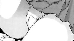 1girl aki_sora aoi_nami manga monochrome panties tagme underwear