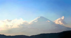Rule 34 | cloud, day, eu03, highres, landscape, mount fuji, mountain, no humans, original, scenery, sky