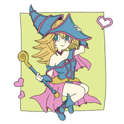 1girl dark_magician_girl knr_goatman(art) yu-gi-oh!