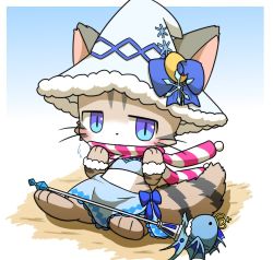 Rule 34 | artist request, blue eyes, cat, cat busters, furry, hat, mafumofu (cat busters), tagme