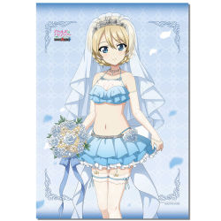 Rule 34 | 1girl, bikini, blonde hair, blue background, blue bikini, blue bow, blue eyes, blue flower, blue ribbon, blue rose, blue skirt, blue theme, blush, bouquet, bow, braid, breasts, bridal veil, cleavage, closed mouth, collarbone, copyright name, darjeeling (girls und panzer), earrings, elbow gloves, flower, frilled bikini, frilled skirt, frills, garter straps, girls und panzer, girls und panzer senshadou daisakusen!, gloves, hair between eyes, highleg, highleg bikini, highres, holding, holding bouquet, jewelry, lace, lace gloves, lace legwear, large bow, looking at viewer, navel, necklace, official art, petals, pinstripe pattern, ribbon, rose, see-through, short hair, skirt, skirt hold, smile, solo, striped, swept bangs, swimsuit, thighhighs, thighs, tiara, veil, white bow, white flower, white gloves, white thighhighs, white veil, zettai ryouiki