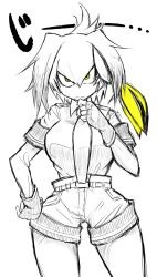 Rule 34 | 10s, 1girl, bad id, bad pixiv id, gloves, head wings, kemono friends, long hair, low ponytail, multicolored hair, necktie, nuka cola06, shirt, shoebill (kemono friends), short sleeves, side ponytail, solo, spot color, wings, yellow eyes