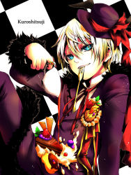 Rule 34 | alois trancy, androgynous, child, gender request, hat, highres, kuroshitsuji, male focus, solo, tagme, top hat