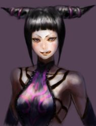 Rule 34 | 1girl, bad id, black hair, capcom, bad tag, female focus, han juri, lowres, minetaka, solo, street fighter, tagme, upper body