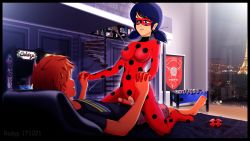 Rule 34 | 1boy, 1girl, breasts, cum, highres, marinette dupain-cheng, miraculous ladybug, penis, pussy, rodyp, text focus