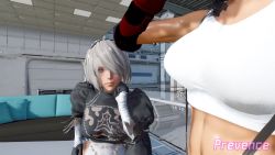 2b_(nier:automata) 2girls 3d abs animated ass ass_expansion between_breasts black_hair black_thighhighs blue_eyes boots breast_expansion breast_sucking breasts cleavage crossover female_focus final_fantasy final_fantasy_vii fingerless_gloves giant giantess gigantic_breasts gloves growth height_growth high_heel_boots high_heels huge_ass interior jiggle kiss leotard long_hair looking_at_breasts medium_breasts milk milk_carton miniskirt mole mole_under_mouth multiple_girls music nier:automata nier_(series) person_between_breasts prevence red_eyes short_hair skirt sound suspenders swallowing tank_top thick_thighs thigh_boots thighhighs thighhighs_under_boots thighs tifa_lockhart topless torn_clothes video white_hair yuri
