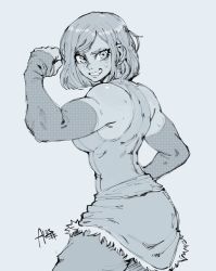 Rule 34 | absurdres, artist request, highres, korra, muscular, muscular female, sweat, tagme, toned