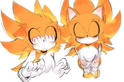 Rule 34 | @ @, animal ears, blush, fleetway super sonic, furry, furry male, hedgehog, hedgehog boy, hedgehog ears, highres, quill, red eyes, sonic (series), sonic the comic, sonic the hedgehog, spiked hair, super sonic, usa37107692, white fur, yellow fur