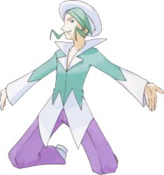 Rule 34 | 1boy, aqua eyes, aqua hair, aqua shirt, artist request, beret, collarbone, creatures (company), full body, game freak, grin, gym leader, happy, hat, kneeling, long sleeves, looking at viewer, lowres, male focus, matching hair/eyes, nintendo, official art, outstretched arms, pants, pokemon, pokemon rse, purple pants, shirt, shoes, short hair, sideways mouth, simple background, smile, solo, spread arms, spread legs, swept bangs, teeth, transparent background, wallace (pokemon), white footwear, white hat