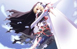 Rule 34 | 00s, foreshortening, highres, prism ark, sister hell, solo, sword, weapon