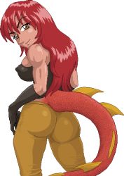 Rule 34 | 1girl, ass, breasts, covered erect nipples, dragon tail, large breasts, lowres, tagme, tail, warner
