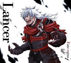 Rule 34 | 10s, 1boy, armor, bad id, bad pixiv id, beard, character name, copyright name, facial hair, fate/extra, fate (series), hachi (gaoo), long hair, male focus, mustache, solo, vlad iii (fate/extra), white hair