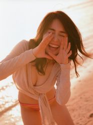 Rule 34 | asian, breasts, highres, izumi rika, long hair, photo (medium), smile, swimsuit