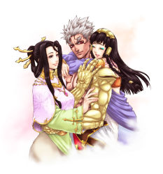 Rule 34 | 2girls, age difference, asura&#039;s wrath, asura (asura&#039;s wrath), black hair, capcom, durga (asura&#039;s wrath), f-15jrs, family, father and daughter, happy, mithra (asura&#039;s wrath), mother and daughter, multiple girls, white hair