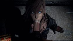 Rule 34 | 10s, 1girl, 3d, animated, animated gif, artist name, blue eyes, cum, cum in mouth, cum string, fellatio, final fantasy, final fantasy xiii, glowing, glowing eyes, handjob, lightning farron, long hair, looking at viewer, lowres, oral, penis, pink hair, pockyin, pov, solo focus, source filmmaker (medium), square enix, uncensored