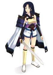 Rule 34 | 1girl, breasts, mizuki makoto, simple background, solo, sword, weapon, white background
