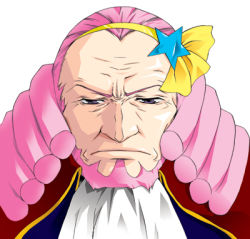 Rule 34 | 1boy, charles zi britannia, child, code geass, curly hair, drill hair, frown, lowres, mahou no princess minky momo, male focus, minky momo, parody, pink hair, princess, simple background, solo, white background