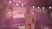 Rule 34 | 1girl, 3d, animated, ass, audible music, blonde hair, breasts, dancing, dead or alive, indoors, lingerie, long hair, marie rose, pole, small breasts, solo, sound, stage, stripper pole, thong, twintails, underwear, video