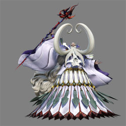 Rule 34 | 1boy, 3d, dissidia final fantasy, dissidia final fantasy arcade, final fantasy, full body, grey background, male focus, official art, ramuh, simple background, solo, square enix, standing