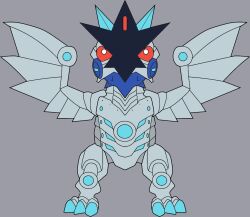 Rule 34 | claws, digimon, digimon (creature), dragon, jazamon, red eyes, solo, wings