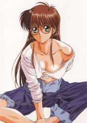 Rule 34 | 1girl, absurdres, glasses, highres, solo, yoshizane akihiro