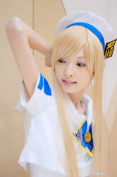 Rule 34 | ageha, alicia florence, aria (manga), aria company uniform, blonde hair, braid, cosplay, photo (medium), undine