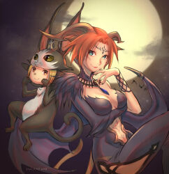 Rule 34 | 1boy, 1girl, 2022, animal costume, animal ears, artist name, adventurer (ff11), bat (animal), bat wings, blonde hair, blue eyes, breast hold, breasts, brown tail, cactus41747280, cait sith (ff11), cait sith (ff11) (cosplay), cat costume, cat ears, cat girl, cat tail, cleavage, closed mouth, cosplay, dated, demon horns, dress, eyes visible through hair, facial mark, final fantasy, final fantasy xi, forehead mark, full body, grey horns, hair intakes, hand up, highres, horns, lady lilith, lady lilith (cosplay), medium breasts, mithra (ff11), no eyebrows, pink lips, purple dress, purple wings, red hair, short hair, smile, tail, tarutaru, whisker markings, wings