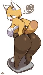 Rule 34 | 10s, 1girl, adjusting clothes, aggressive retsuko, angry, ass, bad id, bad pixiv id, belly, blush, body fur, bra, breasts, fat rolls, furry, furry female, highres, huge ass, large breasts, lightsource, long eyelashes, love handles, marking on cheek, markings, open mouth, panties, pantyhose, plump, red panda, red panda ears, red panda tail, retsuko, sagging breasts, solo, surprised, thick eyebrows, thick thighs, thighs, undersized clothes, underwear, weighing scale, weight conscious, white bra, white theme, wide hips