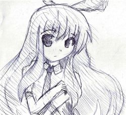 Rule 34 | 1girl, female focus, reisen udongein inaba, self-upload, sketch, solo, tagme, touhou