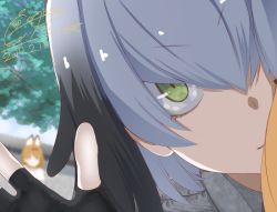 Rule 34 | 10s, 2017, 2girls, animal ears, black gloves, black hair, blurry, blurry background, cat ears, closed mouth, cototiworld, dated, depth of field, eyelashes, fingerless gloves, gloves, gradient hair, green eyes, hair over one eye, head wings, highres, kemono friends, looking at viewer, multicolored hair, multiple girls, orange hair, outdoors, serval (kemono friends), shoebill (kemono friends), short hair, signature, silver hair, smile, solo focus, tree, wings