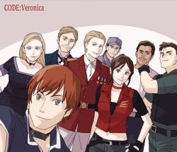 Rule 34 | alexia ashford, alfred ashford, chris redfield, claire redfield, group picture, group profile, lineup, mmyaaym, pictures, profile, resident evil, resident evil - code: veronica, smile, steve burnside