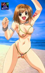 Rule 34 | 00s, armlet, bracelet, breasts, elie, highres, jewelry, necklace, nude, rave, swimsuit, tagme, uncensored
