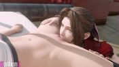 Rule 34 | 2girls, 3d, aerith gainsborough, animated, bed, brown hair, cleft of venus, cunnilingus, face in crotch, final fantasy, final fantasy vii, final fantasy vii remake, green eyes, kallenz, lips, multiple girls, oral, pussy, ribbon, sex, sound, source filmmaker (medium), spread legs, square enix, tifa lockhart, uncensored, video, view between legs, yuri