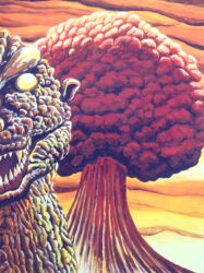 Rule 34 | absurdres, bomb, castle bravo, energy, epic, explosion, explosive, explosive weapon, fire, giant, giant monster, glowing, godzilla, godzilla (series), gojira, highres, kaijuu, looking at viewer, monster, mushroom cloud, no humans, nuclear explosion, nuclear weapon, operation castle, shrimp (thermonuclear bomb), smoke, symbolism, thermacabe, thermonuclear bomb, thermonuclear weapon, toho, weapon of mass destruction