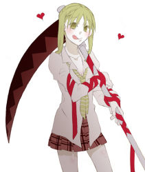 Rule 34 | 00s, maka albarn, necktie, non-web source, scythe, skirt, solo, soul eater, tongue, twintails