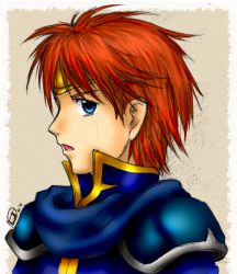 Rule 34 | 1boy, blue eyes, cape, eliwood (fire emblem), fire emblem, fire emblem: the blazing blade, male focus, nintendo, open mouth, red hair, serious, solo