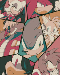 Rule 34 | 1boy, amy rose, animal nose, aoki (fumomo), bad id, bad pixiv id, cut-in, dr. eggman, furry, furry female, furry male, knuckles the echidna, rouge the bat, sega, shadow the hedgehog, sonic (series), sonic the hedgehog, tails (sonic)
