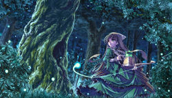 Rule 34 | 00s, 1girl, brown hair, bug, fireflies, firefly, forest, heterochromia, insect, long hair, md5 mismatch, nature, resolution mismatch, rozen maiden, sasa ichi, scenery, solo, source larger, suiseiseki, watering can