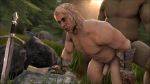 Rule 34 | 3d, abs, anal, animated, bara, blonde hair, dragonborn, erection, facial hair, gloves, grass, interspecies, looking at viewer, male focus, male penetrated, muscular, nature, nude, orc, outdoors, pectorals, penis, rock, sex, source filmmaker (medium), sword, tagme, the elder scrolls, the elder scrolls v: skyrim, video, weapon, yaoi