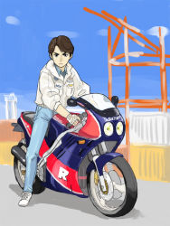Rule 34 | 1boy, hatimoto, kamen rider, kamen rider black (series), male focus, minami kotaro, minami koutarou, motor vehicle, motorcycle, solo, vehicle