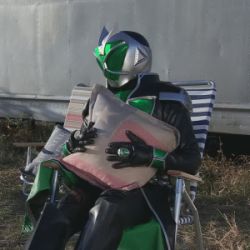 Rule 34 | animated, animated gif, gloves, helmet, kamen rider, kamen rider wizard, kamen rider wizard (series), lowres, photo (medium), pillow, sitting, solo, source request, tagme