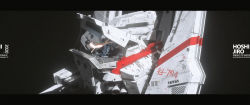 Rule 34 | 1girl, 2020, 3d, black hair, breasts, cockpit, english text, floating, highres, ibara dance, letterboxed, mecha, mecha focus, medium breasts, nude, photosynthesis, robot, science fiction, short hair, sidonia no kishi, solo, space, spacecraft