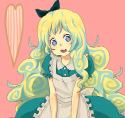 Rule 34 | + +, 1girl, alice (alice in wonderland), alice (alice in wonderland) (cosplay), alice in wonderland, alternate costume, apron, bad id, bad pixiv id, blonde hair, blue eyes, blue hair, bow, cosplay, cross-shaped pupils, dress, hair ornament, heart, long hair, matching hair/eyes, multicolored hair, nia teppelin, open mouth, smile, solo, symbol-shaped pupils, teeth, tengen toppa gurren lagann, tongue, two-tone hair, yonchi
