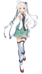 Rule 34 | 10s, 1girl, ahoge, akitsushima (kancolle), anchor hair ornament, armpit cutout, bridal garter, buttons, clothing cutout, dated, double-breasted, full body, gloves, green skirt, hair ornament, hand on own hip, hat, kantai collection, long hair, looking at viewer, military, military uniform, mini hat, miniskirt, pleated skirt, purple eyes, purple hair, side ponytail, signature, simple background, skirt, solo, thighhighs, tilt-shift (azalanz), uniform, white background, white gloves, zettai ryouiki