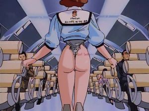 Rule 34 | 1990s (style), android, animated, armitage iii, ass, body writing, no pants, public indecency, robot, short hair, tagme, thong, walking, video