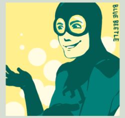 Rule 34 | 1boy, blue beetle, character name, dc comics, gloves, goggles, lowres, male focus, mask, smile, solo, ted kord, upper body