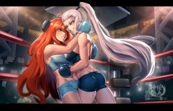 Rule 34 | 2girls, abs, arsonichawt, ass, boxing, boxing gloves, boxing ring, breasts, catfight, multiple girls, tagme, winx club, yuri