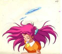 Rule 34 | 1990s (style), akazukin chacha, closed mouth, closed eyes, marin (marine-sky-earth), pink hair, retro artstyle, tagme